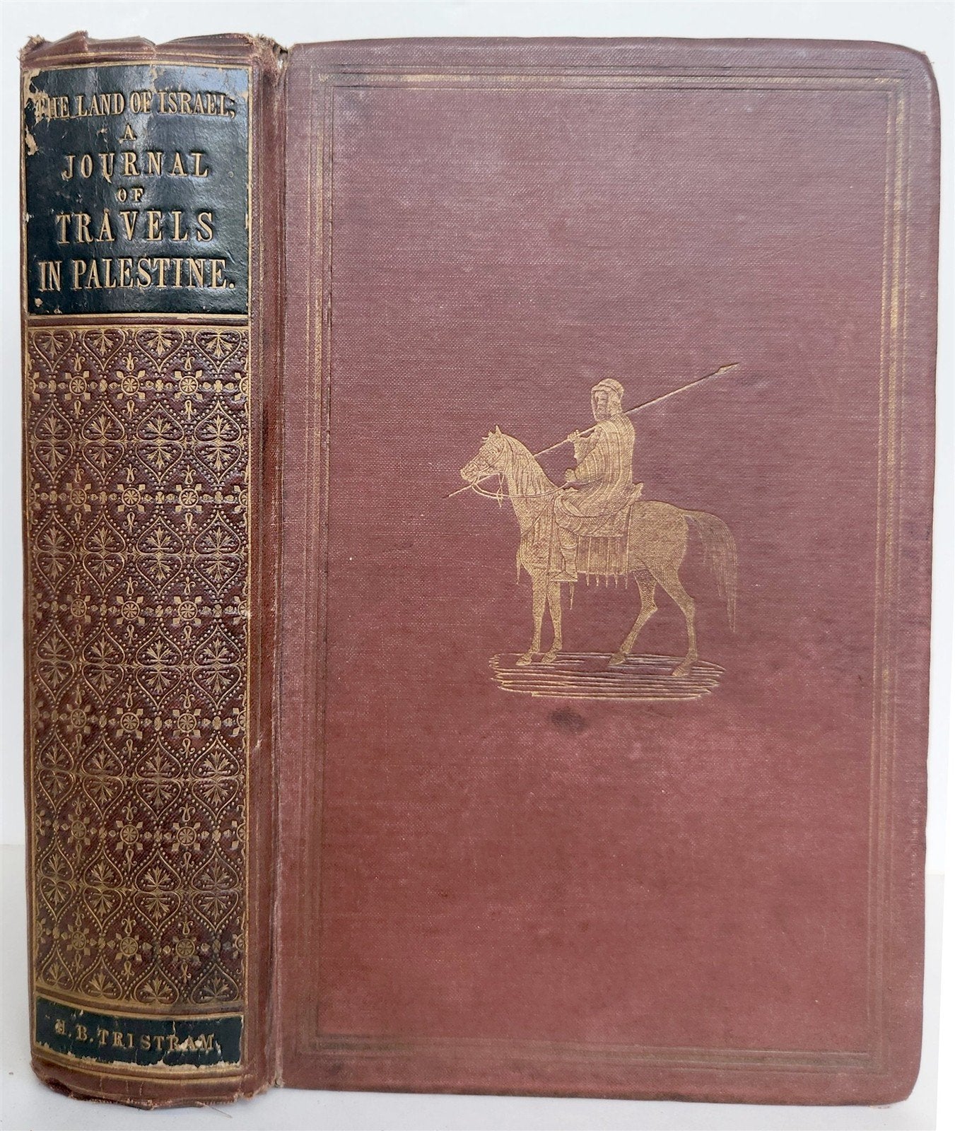 1865 LAND of ISRAEL journal of travels in PALESTINE antique ILLUSTRATED English
