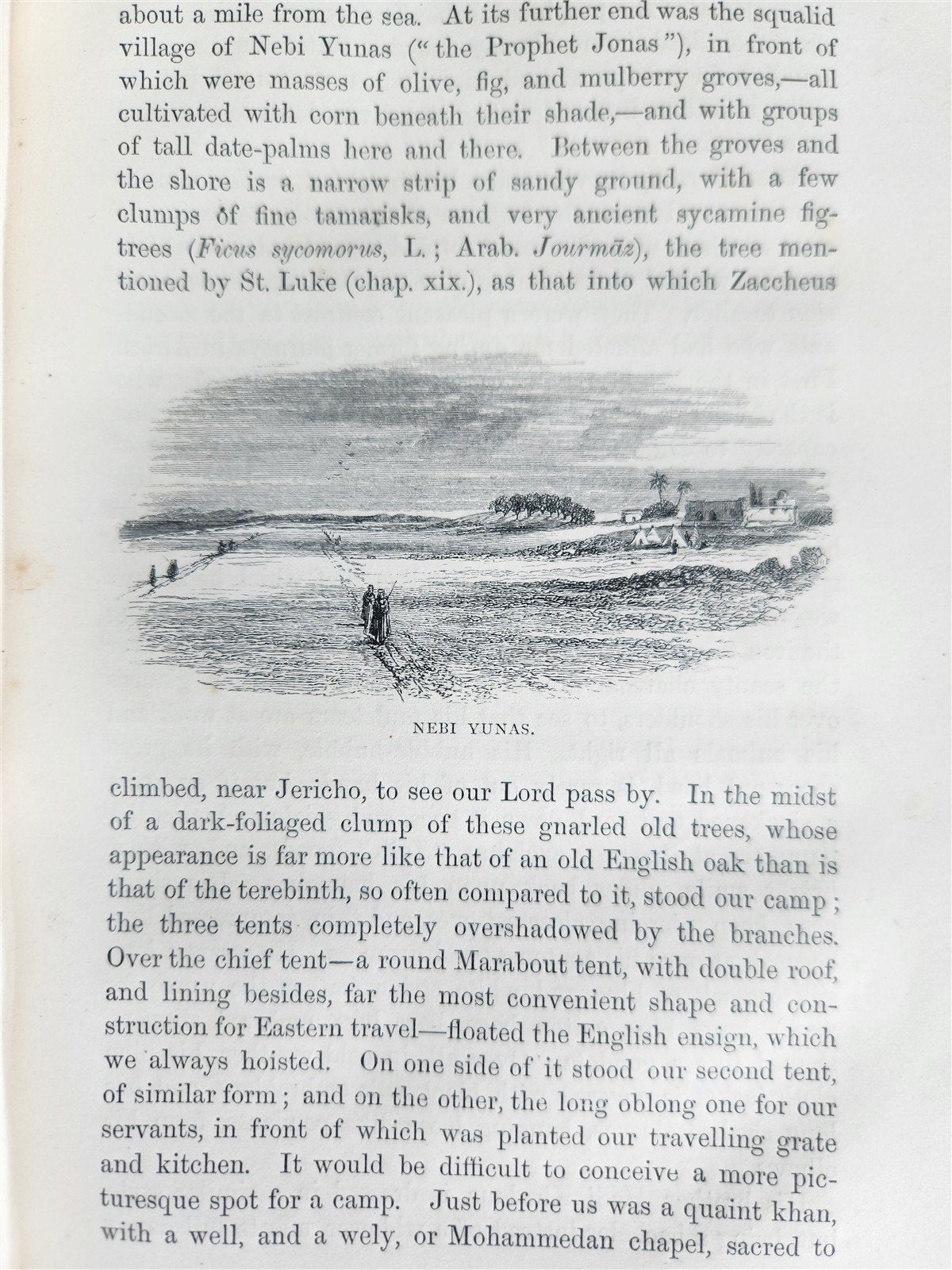 1865 LAND of ISRAEL journal of travels in PALESTINE antique ILLUSTRATED English