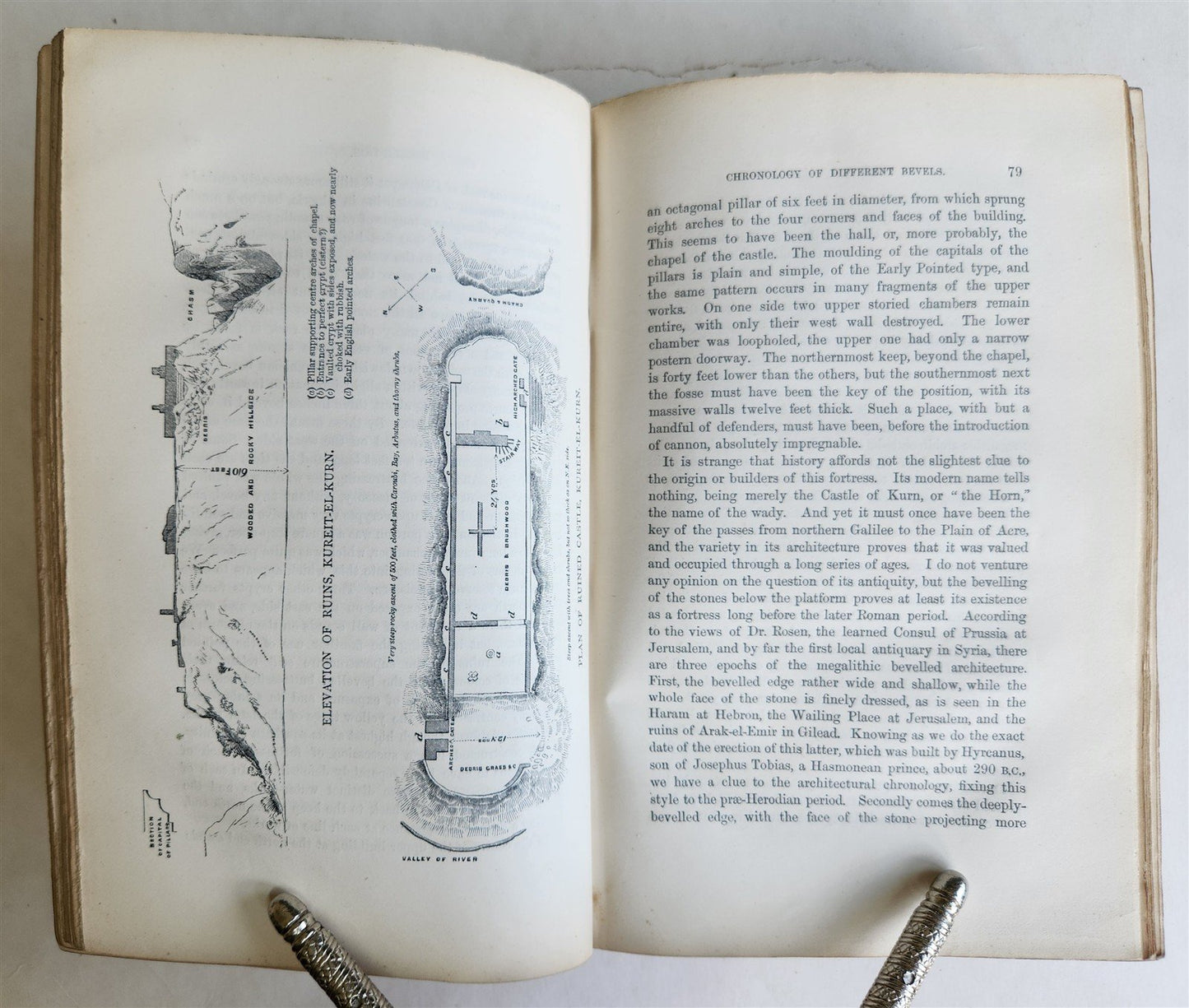 1865 LAND of ISRAEL journal of travels in PALESTINE antique ILLUSTRATED English