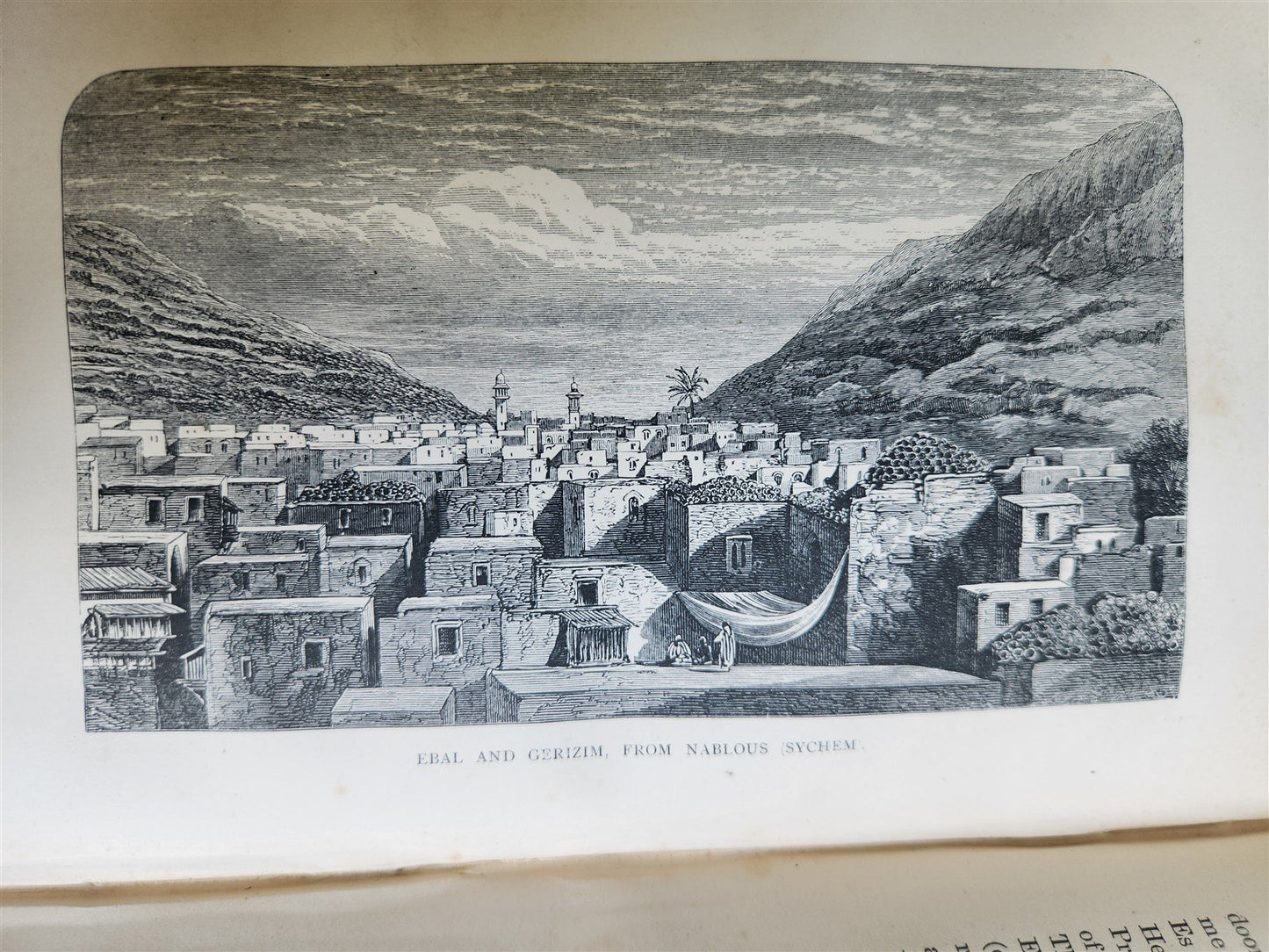 1865 LAND of ISRAEL journal of travels in PALESTINE antique ILLUSTRATED English