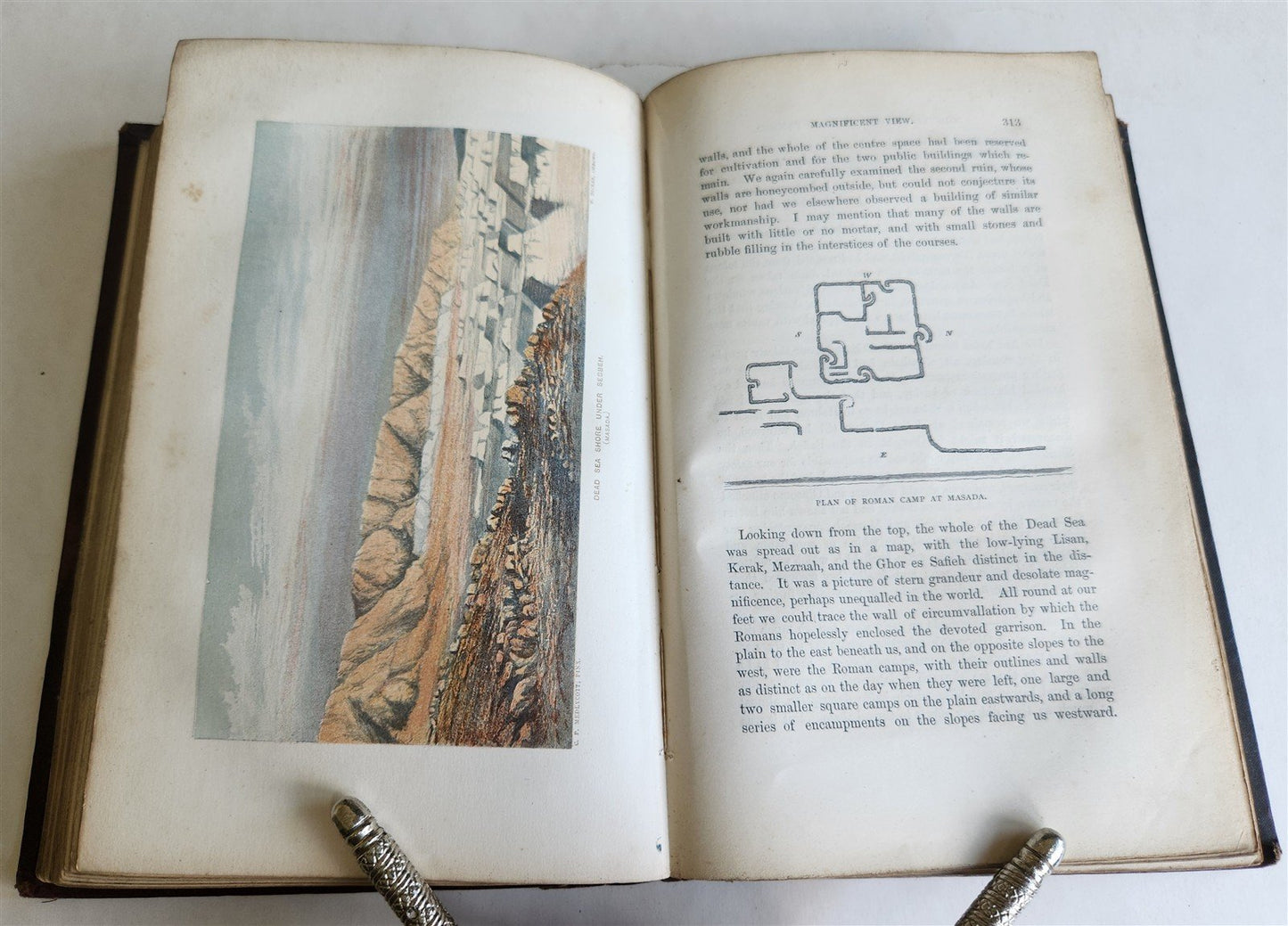 1865 LAND of ISRAEL journal of travels in PALESTINE antique ILLUSTRATED English