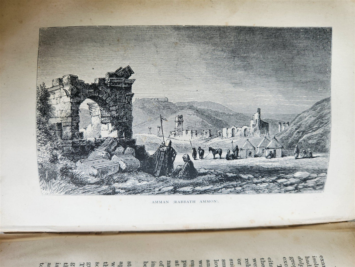 1865 LAND of ISRAEL journal of travels in PALESTINE antique ILLUSTRATED English