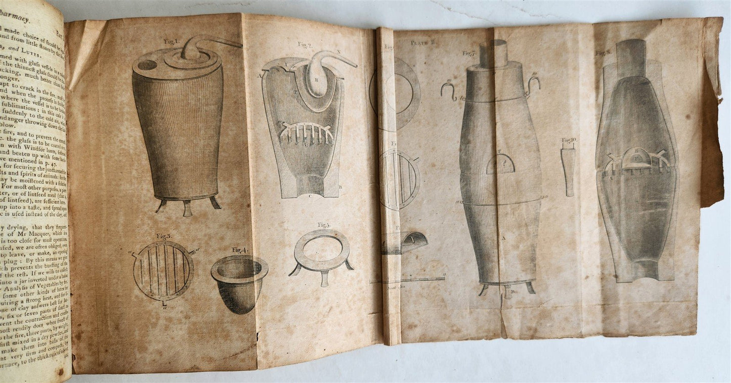 1797 PHARMACOPAIA in ENGLISH antique THE EDINBURGH NEW DISPENSATORY Scotland