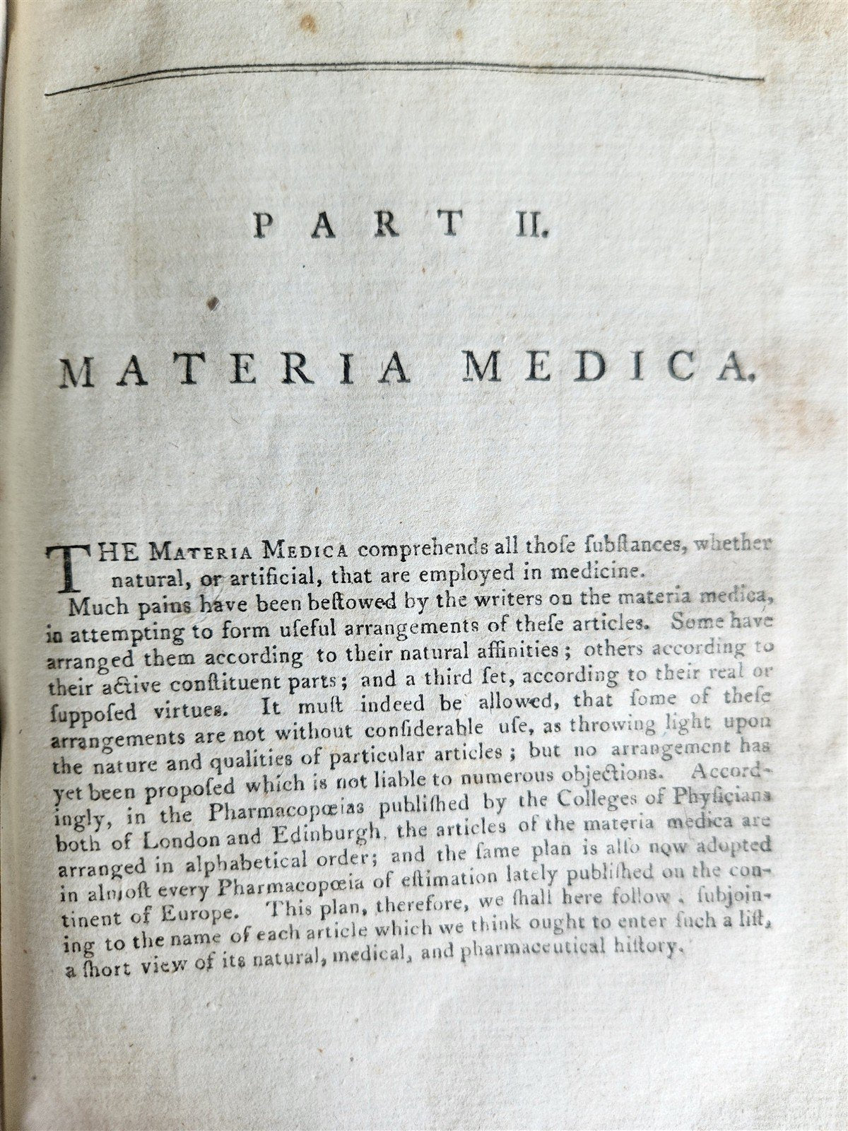 1797 PHARMACOPAIA in ENGLISH antique THE EDINBURGH NEW DISPENSATORY Scotland