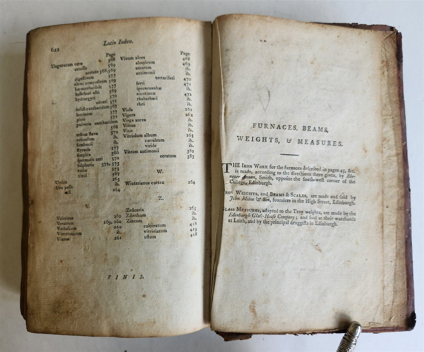 1797 PHARMACOPAIA in ENGLISH antique THE EDINBURGH NEW DISPENSATORY Scotland