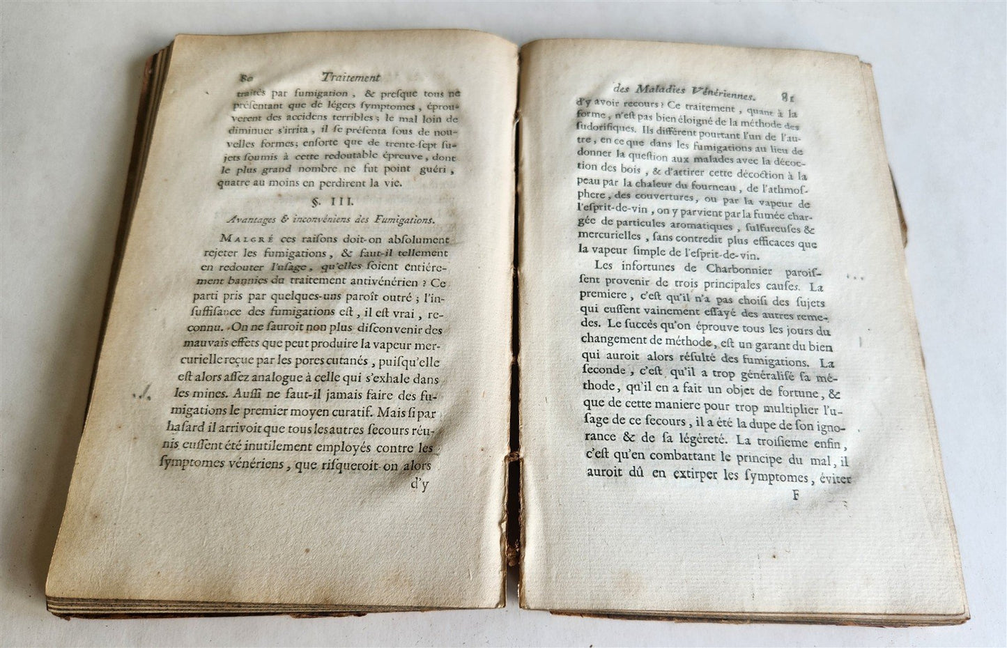 1770 MEDICAL TREATISE on VENEREAL DISEASES antique in FRENCH