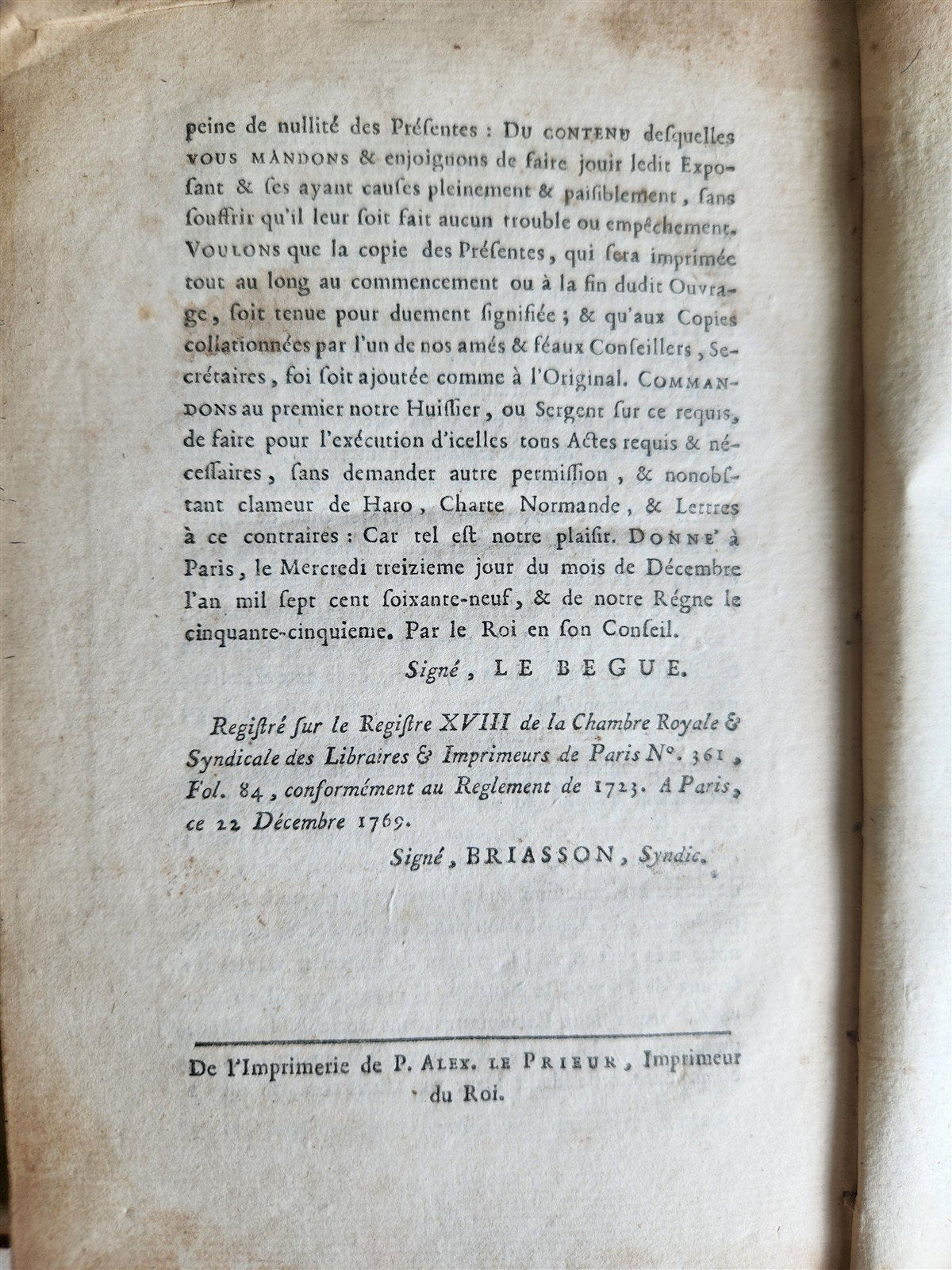1770 MEDICAL TREATISE on VENEREAL DISEASES antique in FRENCH