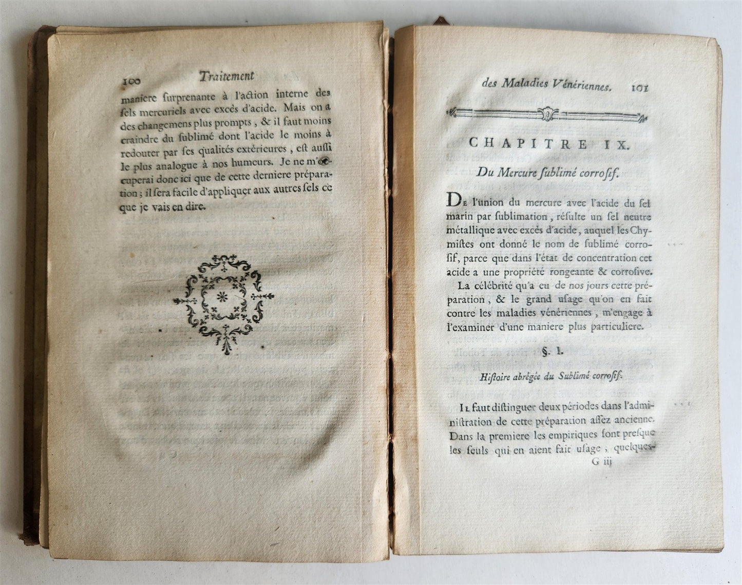 1770 MEDICAL TREATISE on VENEREAL DISEASES antique in FRENCH