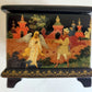 RUSSIAN PALEKH SCHOOL 1990 all sides PAINTED LACQUER BOX vintage HIGH QUALITY