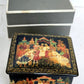 RUSSIAN PALEKH SCHOOL 1990 all sides PAINTED LACQUER BOX vintage HIGH QUALITY