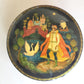 RUSSIAN PALEKH SCHOOL 1984 HAND PAINTED LACQUER BOX vintage TSAR GVIDON
