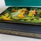 RUSSIAN PALEKH SCHOOL 1985 HAND PAINTED LACQUER BOX vintage SNOW MAIDEN