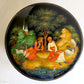 RUSSIAN PALEKH SCHOOL 1984 HAND PAINTED LACQUER BOX vintage A LITTLE SHEPHERD
