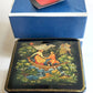 RUSSIAN PALEKH SCHOOL 1986 5 SIDES PAINTED LACQUER BOX vintage by V. BUTORINA