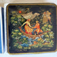 RUSSIAN PALEKH SCHOOL 1986 5 SIDES PAINTED LACQUER BOX vintage by V. BUTORINA