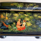 RUSSIAN PALEKH SCHOOL 1986 5 SIDES PAINTED LACQUER BOX vintage by V. BUTORINA