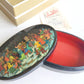 RUSSIAN PALEKH SCHOOL 1981 HAND PAINTED LACQUER BOX vintage FATHER FROST