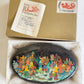 RUSSIAN PALEKH SCHOOL 1981 HAND PAINTED LACQUER BOX vintage FATHER FROST