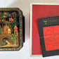 RUSSIAN PALEKH SCHOOL 1984 5 SIDES PAINTED LACQUER BOX vintage DEAD PRINCESS