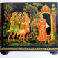 RUSSIAN PALEKH SCHOOL 1984 5 SIDES PAINTED LACQUER BOX vintage DEAD PRINCESS