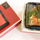 RUSSIAN PALEKH SCHOOL 1984 5 SIDES PAINTED LACQUER BOX vintage DEAD PRINCESS