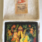 RUSSIAN PALEKH SCHOOL 1985 HAND PAINTED LACQUER BOX vintage HIGH QUALITY