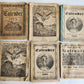 1880s PENNSYLVANIA GERMAN RERADING CALENDAR 5 ISSUES antique AMERICANA