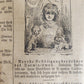 1880s PENNSYLVANIA GERMAN RERADING CALENDAR 5 ISSUES antique AMERICANA