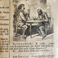 1880s PENNSYLVANIA GERMAN RERADING CALENDAR 5 ISSUES antique AMERICANA