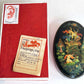 RUSSIAN PALEKH SCHOOL HANDPAINTED LACQUER BOX FROG PRINCESS vintage FINE QUALITY