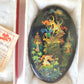 RUSSIAN PALEKH SCHOOL HANDPAINTED LACQUER BOX FROG PRINCESS vintage FINE QUALITY