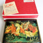 RUSSIAN PALEKH SCHOOL HANDPAINTED LACQUER BOX RUSLAN & LUDMILA vintage SIGNED