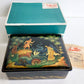 RUSSIAN PALEKH SCHOOL HAND PAINTED LACQUER BOX TSAR GVIDON vintage HIGH QUALITY