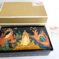 RUSSIAN PALEKH SCHOOL HANDPAINTED LACQUER BOX BRIGHT FALCON vintage HIGH QUALITY