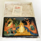 RUSSIAN PALEKH SCHOOL HANDPAINTED LACQUER BOX BRIGHT FALCON vintage HIGH QUALITY