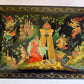 RUSSIAN PALEKH SCHOOL LACQUER BOX RUSLAN AND LUDMILA vintage MUSEUM QUALITY 1985