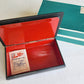 RUSSIAN PALEKH SCHOOL LACQUER BOX SCARLET FLOWER vintage 1985 hand painted