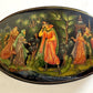 RUSSIAN PALEKH SCHOOL MUSEUM QUALITY LACQUER BOX FROG PRINCESS vintage 1985