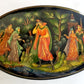 RUSSIAN PALEKH SCHOOL MUSEUM QUALITY LACQUER BOX FROG PRINCESS vintage 1985
