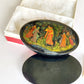 RUSSIAN PALEKH SCHOOL MUSEUM QUALITY LACQUER BOX FROG PRINCESS vintage 1985