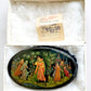 RUSSIAN PALEKH SCHOOL MUSEUM QUALITY LACQUER BOX FROG PRINCESS vintage 1985