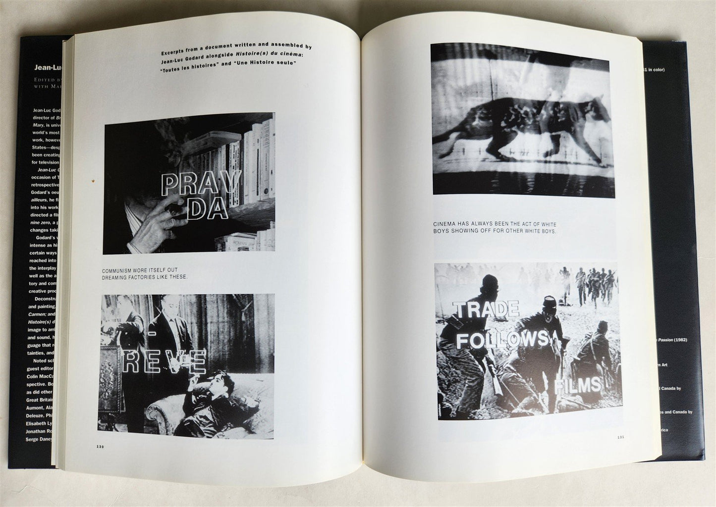 1992 ART PHOTO BOOK Jean-Luc Godard: Son + Image 1974-1991 ILLUSTRATED ALBUM