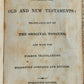 1837 BIBLE in ENGLISH antique MIDDLETOWN CT. Americana NAMED BINDING