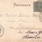 GERMANY KURHAUSANLAGE JAGERHAUS-ESSLINGEN ANTIQUE POSTCARD