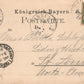 GERMANY VILLA DONNERSBERG ANTIQUE POSTCARD