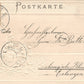 GERMANY FURTH STAATSBAHNHOF ANTIQUE POSTCARD