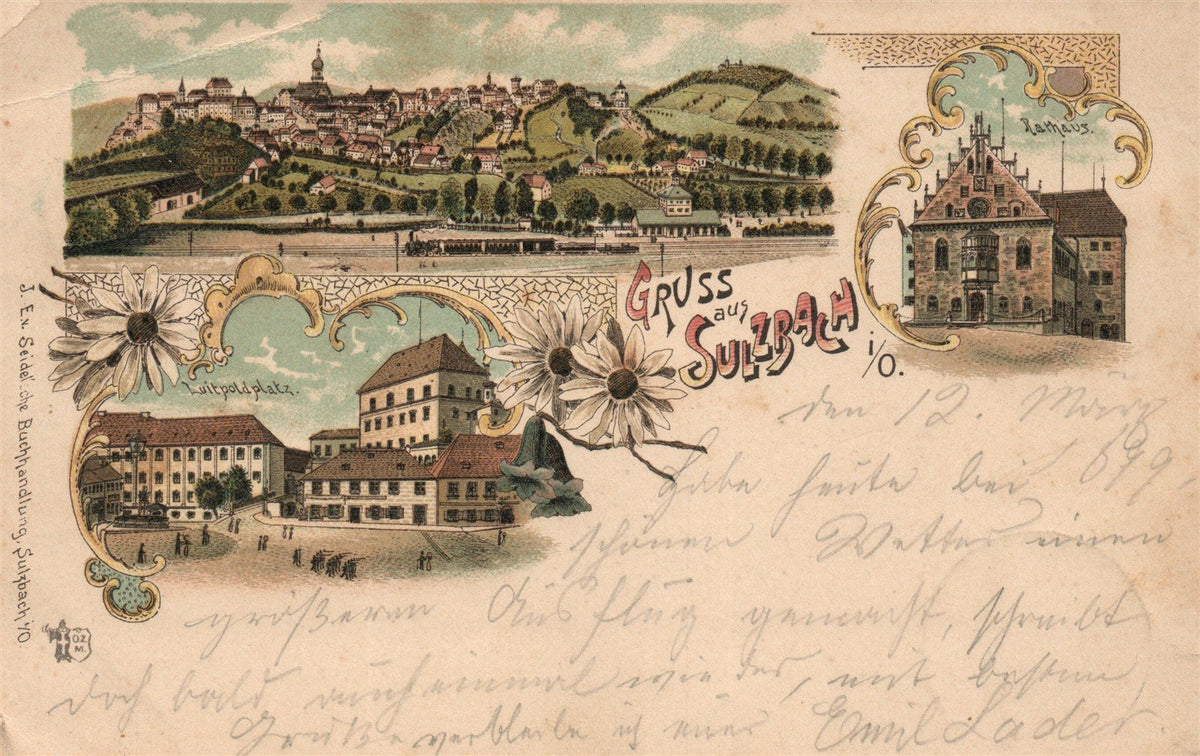 GERMANY SULZRACH ANTIQUE POSTCARD