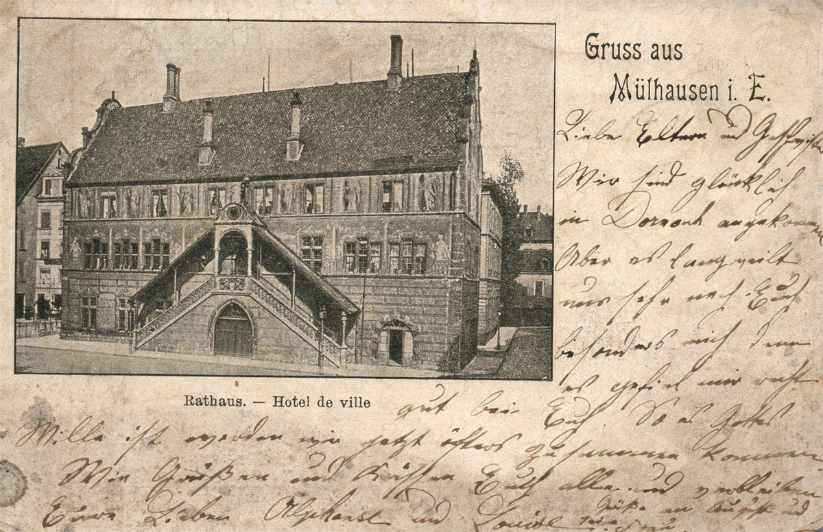 GERMANY MULHAUSEN ANTIQUE POSTCARD