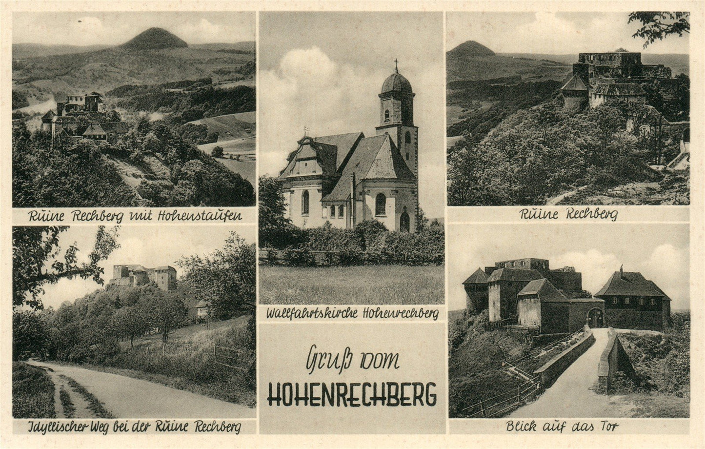 GERMANY HOHENRECHBERG ANTIQUE POSTCARD