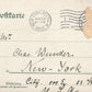 GERMANY AKEN a.d. ELBE ANTIQUE POSTCARD
